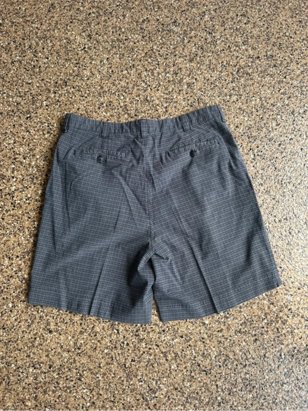 Banana Republic Men's Plaid Flat-Front Shorts